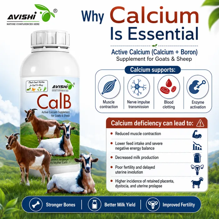 Avishi CalB (Goat & Sheep) Clinical Information