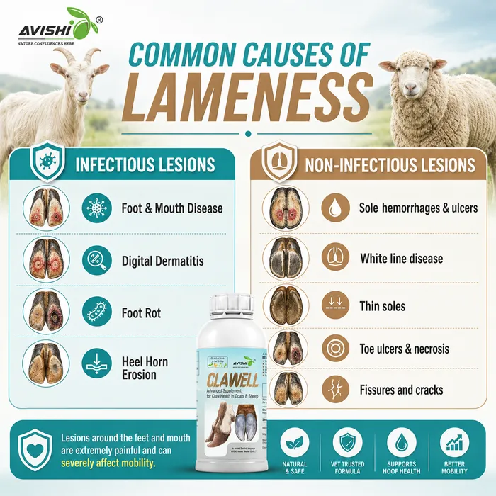 Avishi Clawell (Goat & Sheep) Clinical Information