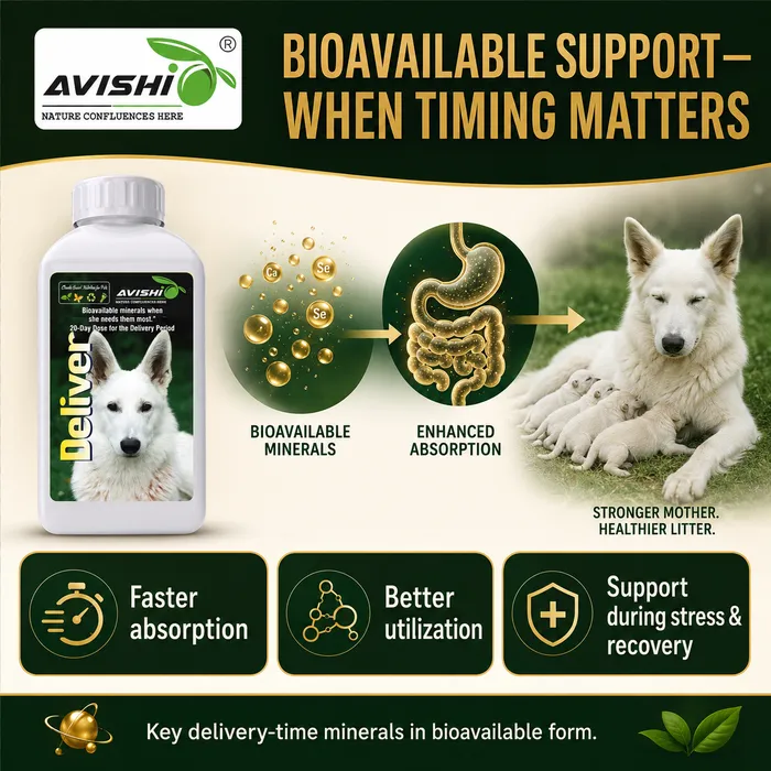 Avishi Deliver (Canine) Clinical Information
