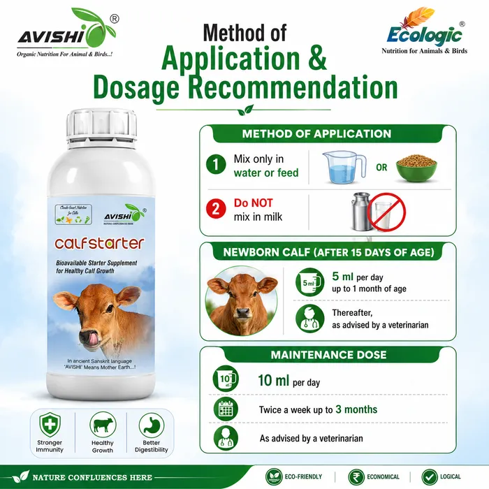 Avishi Calf Starter Clinical Information