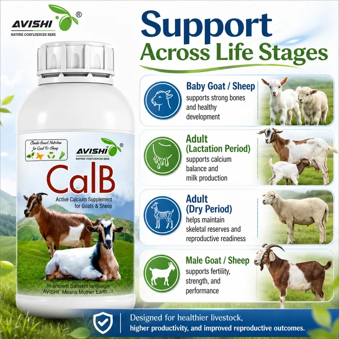 Avishi CalB (Goat & Sheep) Clinical Information