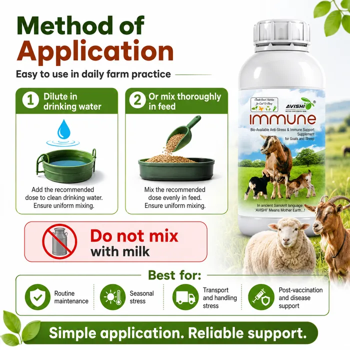 Avishi Immune (Goat & Sheep) Clinical Information