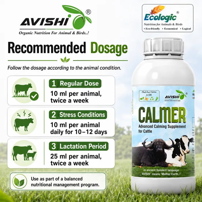 Avishi Calmer (Cattle) Clinical Information