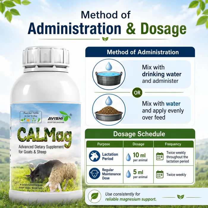 Avishi CalMag (Goat & Sheep) Clinical Information