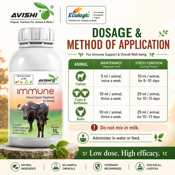 Avishi Immune (Cattle) Clinical Information
